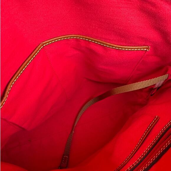 Dooney & Bourke Domed Pebble Leather Satchel - Picture 10 of 11